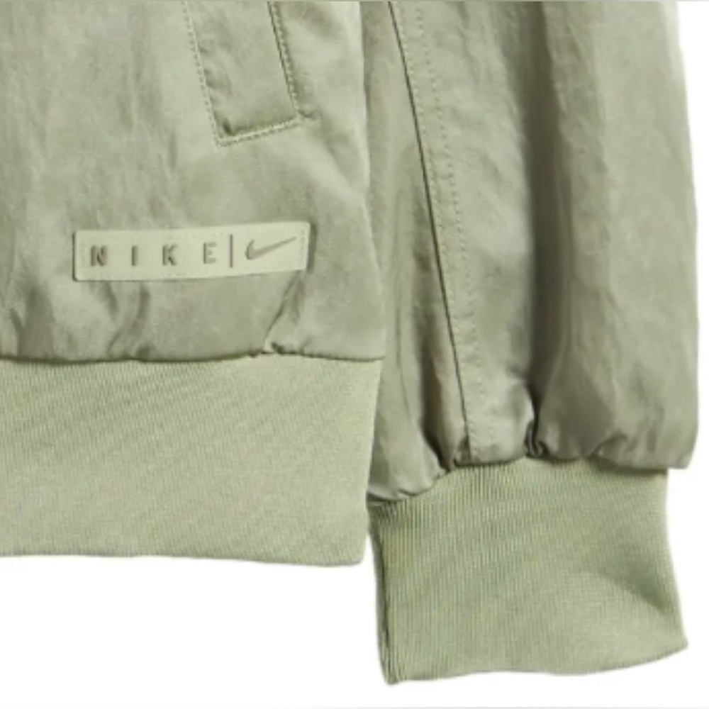 Nike Reversible Bomber Jacket Olive Green NWT - Picture 6 of 6